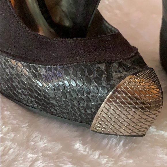 Carlos Platform Heel with steel toe snake design - Picture 2 of 7